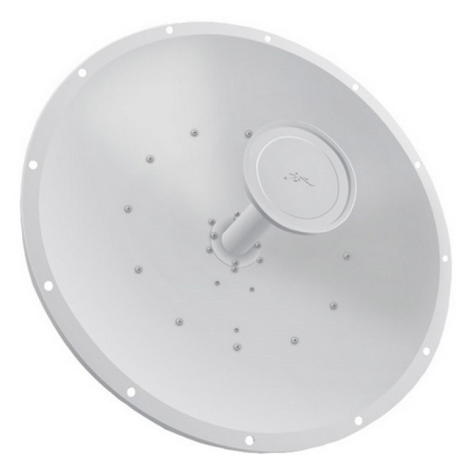 Ubiquiti antena RocketDish para red con 26 dBi de ganancia Imagen de la antena Ubiquiti RocketDish, ideal para redes, con ganancia de 26 dBi, SKU RD-3G26