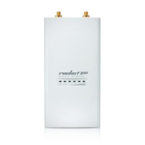 Ubiquiti Rocket M365 en color blanco, a una velocidad de 150 Mbit/s. SKU: ROCKETM365