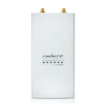Vista del Ubiquiti Rocket M900 en color blanco, 150 Mbit/s, SKU: ROCKETM9