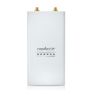 Vista del Ubiquiti Rocket M900 en color blanco, 150 Mbit/s, SKU: ROCKETM9