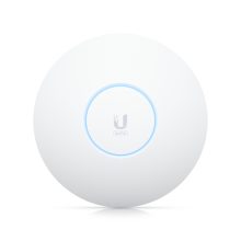 Punto de acceso Ubiquiti UniFi6 Enterprise blanco, soporta 4800 Mbit/s y energía sobre Ethernet, SKU U6-ENTERPRISE