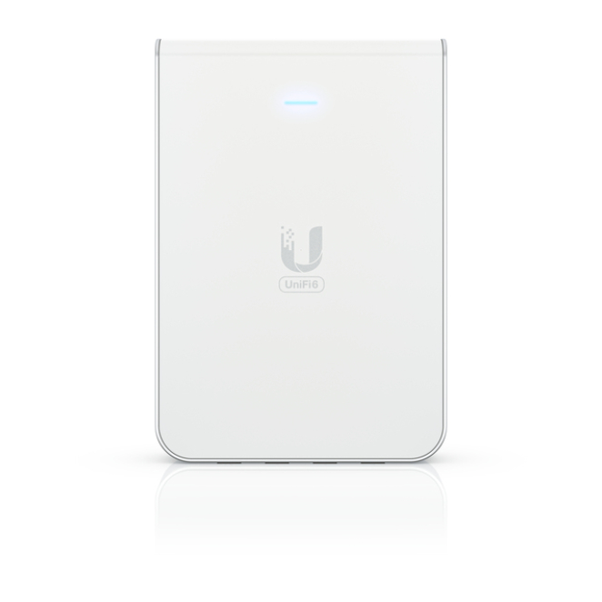 Ubiquiti U6 Iw Ubiquiti Unifi 6 In-Wall de alta velocidad 4800 Mbit/s en blanco, compatible con Energía sobre Ethernet, modelo U6-IW