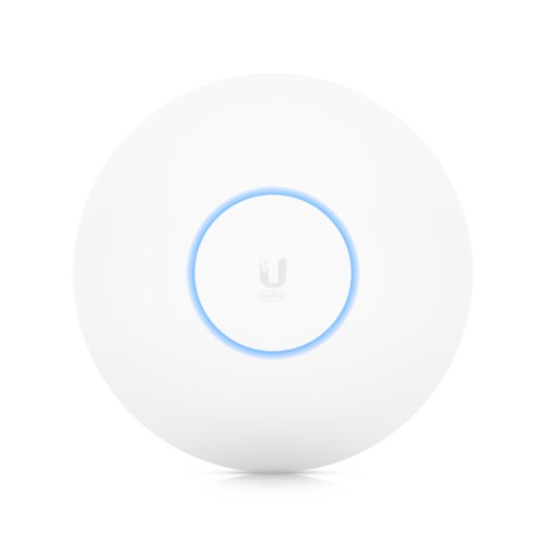 Punto de acceso Ubiquiti UniFi 6 Long-Range en color blanco, capacidad de 3000 Mbit/s, compatible con Energía sobre Ethernet (PoE), SKU U6-LR