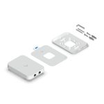 Ubiquiti U7 In-Wall con velocidad de 4300 Mbit/s en color blanco y función de energía sobre Ethernet (PoE). SKU: U7-IW