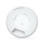 Punto de acceso Ubiquiti U7 Long-Range con velocidad de hasta 7300 Mbit/s en color blanco. Compatible con Energía sobre Ethernet (PoE). SKU U7-LR.