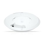 Punto de acceso Ubiquiti U7 Long-Range con velocidad de hasta 7300 Mbit/s en color blanco. Compatible con Energía sobre Ethernet (PoE). SKU U7-LR.