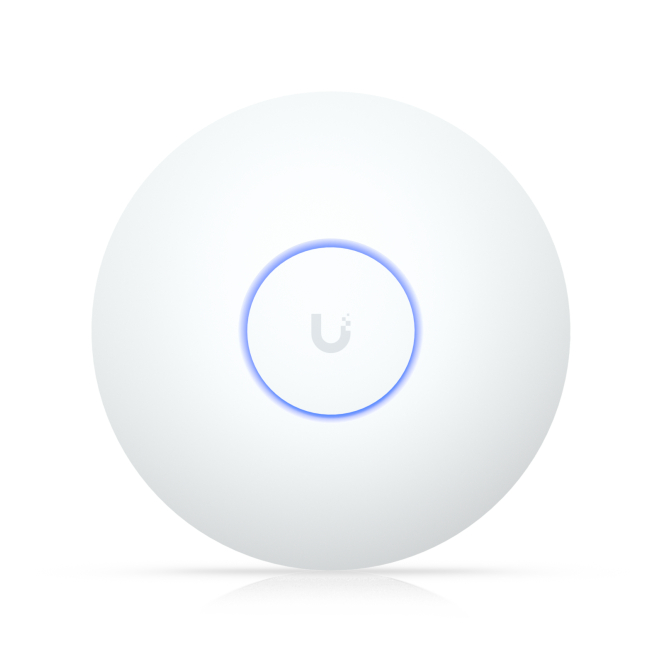 Ubiquiti Punto de Acceso Long-Range 7300 Mbit/s con PoE Punto de acceso Ubiquiti U7 Long-Range con velocidad de hasta 7300 Mbit/s en color blanco. Compatible con Energía sobre Ethernet (PoE). SKU U7-LR.