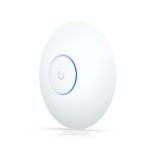Punto de acceso Ubiquiti U7 Long-Range con velocidad de hasta 7300 Mbit/s en color blanco. Compatible con Energía sobre Ethernet (PoE). SKU U7-LR.