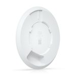 Punto de acceso Ubiquiti U7 Long-Range con velocidad de hasta 7300 Mbit/s en color blanco. Compatible con Energía sobre Ethernet (PoE). SKU U7-LR.
