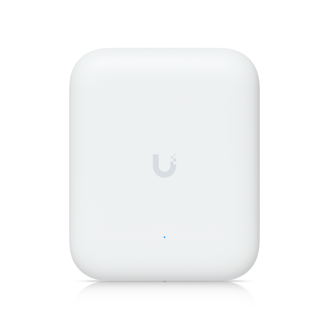 Ubiquiti U7 Outdoor Punto de acceso Ubiquiti U7 Outdoor, velocidad de 4300 Mbit/s, color blanco, compatible con Energía sobre Ethernet, SKU U7-Outdoor
