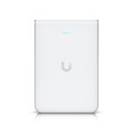 Imagen del Ubiquiti U7 Pro Wall, un punto de acceso inalámbrico que ofrece velocidades de hasta 5700 Mbit/s y soporte para energía sobre Ethernet (PoE), SKU U7-Pro-Wall
