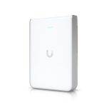 Imagen del Ubiquiti U7 Pro Wall, un punto de acceso inalámbrico que ofrece velocidades de hasta 5700 Mbit/s y soporte para energía sobre Ethernet (PoE), SKU U7-Pro-Wall
