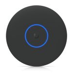 Imagen del punto de acceso Ubiquiti U7 Pro XG, ofrece 5800 Mbit/s, color negro y con capacidad de Energía sobre Ethernet (PoE). SKU: U7-Pro-XG-B