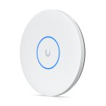 Router inalámbrico Ubiquiti U7 Pro XG con velocidad de 5800 Mbit por segundo y energía sobre Ethernet en color blanco. SKU: U7-Pro-XG