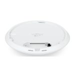 Vista del producto Ubiquiti U7 Pro con velocidad de hasta 5800 Mbit/s en color blanco y soporte para Energía sobre Ethernet (PoE), SKU U7-PRO