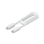 Cable USB blanco de 1 metro Ubiquiti, modelo UACC-AI-Theta-Video-Cable-1M, ideal para conexiones de video