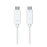 Cable USB blanco de 1 metro Ubiquiti, modelo UACC-AI-Theta-Video-Cable-1M, ideal para conexiones de video