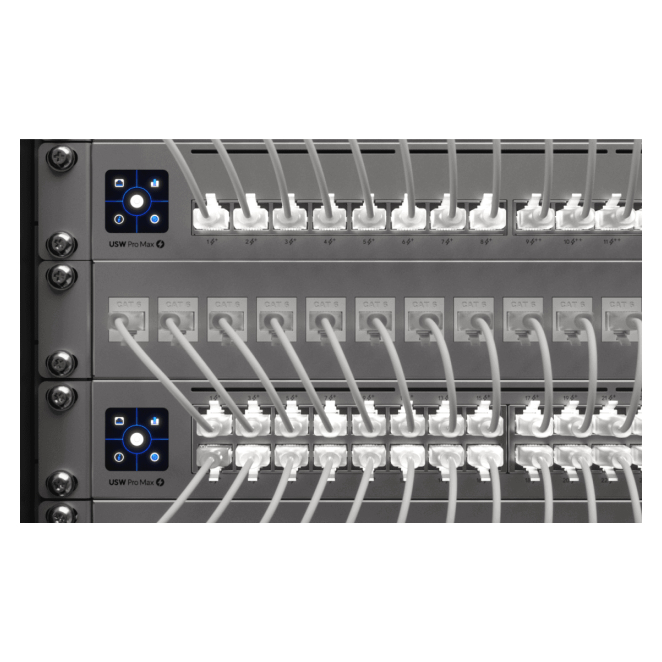 Ubiquiti UACC-Cable-Patch-EL-0.3M-W cable de red Translúcido, Blanco 0,3 m Cat6 5 Detalle del cable Cat6 translúcido Ubiquiti.