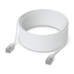Cable de red Ubiquiti UACC-Cable-Patch-EL-C6A-15M-W, 15 metros, Cat6a, translúcido, color blanco, SKU UACC-Cable-Patch-EL-C6A-15M-W