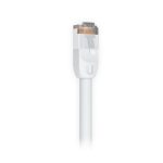 Ubiquiti UACC-CABLE-PATCH-OUTDOOR-1M-W, cable de red blanco de 1 metro, categoría Cat5e, tipo S/UTP, diseñado para uso exterior