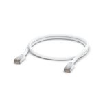 Ubiquiti UACC-CABLE-PATCH-OUTDOOR-1M-W, cable de red blanco de 1 metro, categoría Cat5e, tipo S/UTP, diseñado para uso exterior