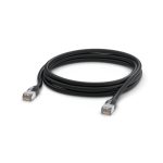 Cable de red Ubiquiti de 3 metros para exteriores, color negro, categoría Cat5e S/UTP, SKU UACC-CABLE-PATCH-OUTDOOR-3M-BK