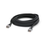Cable de red Ubiquiti UACC-CABLE-PATCH-OUTDOOR-8M-BK, categoría Cat5e, tipo S/UTP de 8 metros de longitud, color negro