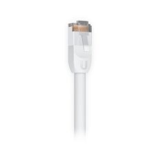 Cable de red exterior de 8 metros en color blanco, categoría Cat5e S/UTP de Ubiquiti. SKU UACC-CABLE-PATCH-OUTDOOR-8M-W