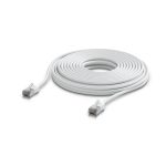 Cable de red Ubiquiti blanco para exteriores, categoría Cat6a, longitud de 12 metros con SKU UACC-Cable-Patch-Outdoor-C6A-12M-W