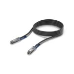 Ubiquiti UACC-DAC-QSFP28-3M cable de fibra óptica de 3 metros, InfiniBand, color negro, SKU UACC-DAC-QSFP28-3M