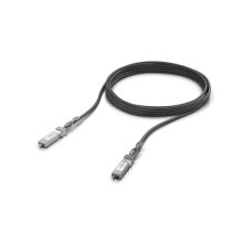 Cable de fibra óptica e InfiniBand Ubiquiti UACC-DAC-SFP28-5M de 5 metros, color negro, ideal para centro de datos