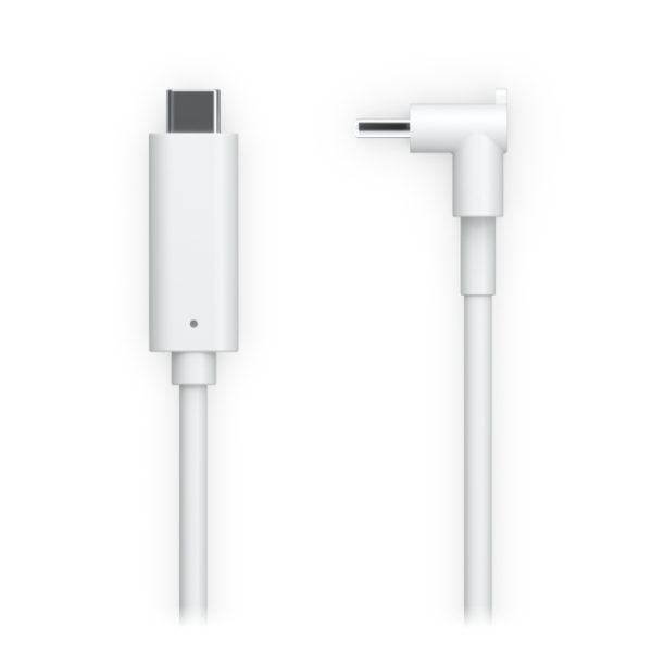 Ubiquiti UISP UACC-G4-INS-CABLE-USB-4.5M cable USB de 4,5 metros en color blanco, con conector USB tipo C. SKU UACC-G4-INS-CABLE-USB-4.5M