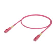 Cable de fibra óptica Ubiquiti UACC-OFC-M2-LULU-1M rosa de 1 metro con conector LC a LC para centros de datos