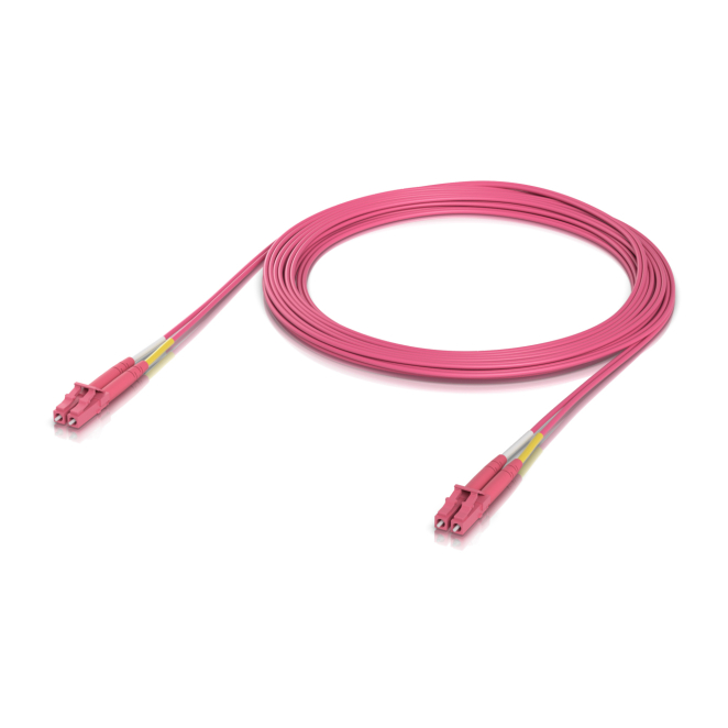 Ubiquiti Cable de Fibra Óptica LC/LC Alta Velocidad 5M Rosa Ubiquiti UACC-OFC-M2-LULU-5M cable de fibra óptica e InfiniBand LC/LC de 5 metros, color rosa, ideal para centro de datos.