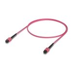 Cable de fibra óptica e InfiniBand Ubiquiti UACC-OFC-MA-MPMP-1M MPO/UPC de 1 metro en color rosa