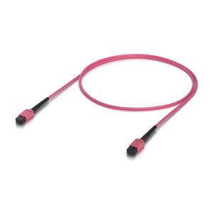 Cable de fibra óptica e InfiniBand Ubiquiti UACC-OFC-MA-MPMP-1M MPO/UPC de 1 metro en color rosa