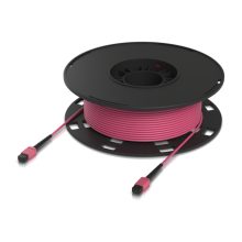 Imagen del Ubiquiti UACC-OFC-MA-MPMP-60M, un cable de fibra óptica e InfiniBand MPO/UPC rosa de 60 metros