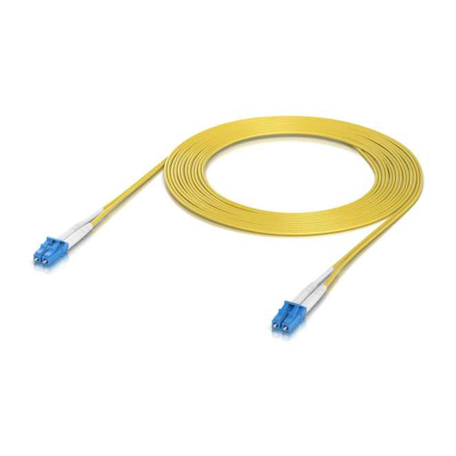 Ubiquiti cable de fibra óptica LC/LC 1 m amarillo Cable de fibra óptica e InfiniBand Ubiquiti UACC-OFC-S2-LULU-3M-50 de 1 metro con conectores LC/LC de color amarillo