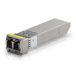Imagen del módulo transceptor de fibra óptica Ubiquiti UACC-OM-SFP10-1290 con velocidad de hasta 11300 Mbit/s y longitud de onda de 1290 nm, SKU UACC-OM-SFP10-1290