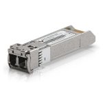 Imagen del módulo transceptor de fibra óptica Ubiquiti UACC-OM-SFP10-1310 con capacidad de transmisión de 11300 Mbit/s y SFP+ de 1310 nm