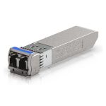 Imagen del módulo transceptor de fibra óptica Ubiquiti UACC-OM-SFP10-1310 con capacidad de transmisión de 11300 Mbit/s y SFP+ de 1310 nm