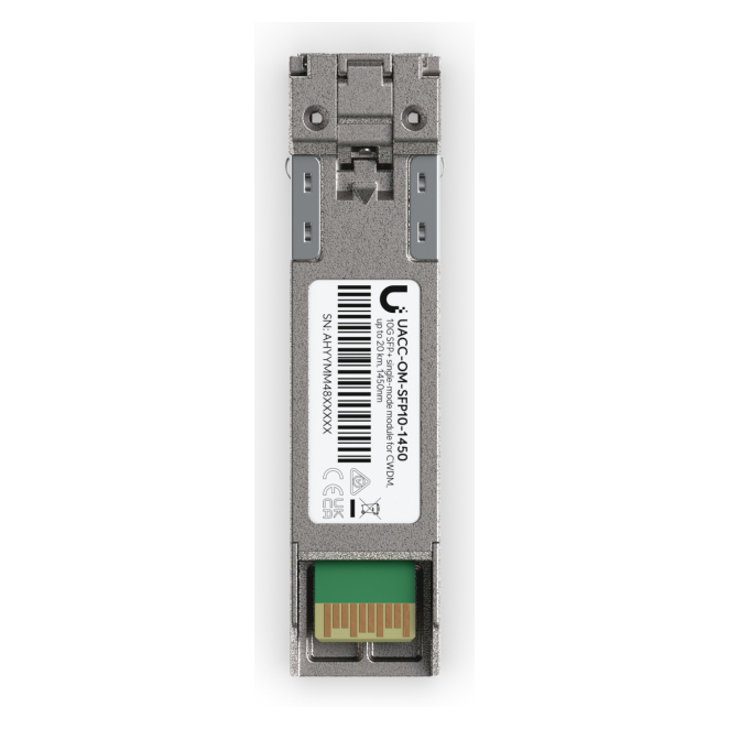 Ubiquiti UACC-OM-SFP10-1450 red modulo transceptor Fibra óptica 11300 Mbit/s SFP+ 1450 nm 4 experiencia usuario Ubiquiti UACC-OM-SFP10-1450