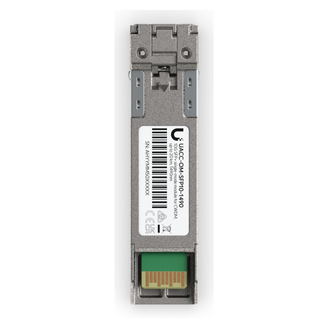 Ubiquiti UACC-OM-SFP10-1490 red modulo transceptor Fibra óptica 11300 Mbit/s SFP+ 1490 nm 4 Usabilidad del Ubiquiti UACC-OM-SFP10-1490 transceptor
