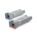 Imagen del módulo transceptor fiber óptico Ubiquiti UACC-OM-SM-10G-S-20 con velocidad de 10000 Mbit/s, SKU UACC-OM-SM-10G-S-20.