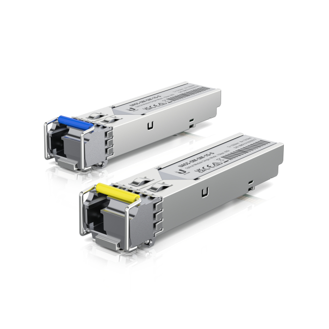 Ubiquiti Transceptor de Fibra Óptica 1250 Mbit/s SFP Ubiquiti módulo transceptor de fibra óptica de 1250 Mbit/s con conectividad SFP, ideal para redes de alto rendimiento. SKU: UACC-OM-SM-1G-S-20.