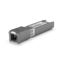 Imagen del módulo transceptor de Ubiquiti modelo UISP UACC-UF-OM-XGS con capacidad de 10000 Mbit/s, SKU UACC-UF-OM-XGS