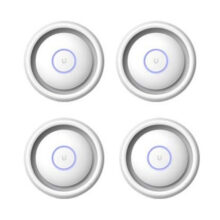 Imagen del punto de acceso inalámbrico Ubiquiti UAP-AC-EDU-4, velocidad de hasta 1300 Mbit/s, color blanco, SKU UAP-AC-EDU-4