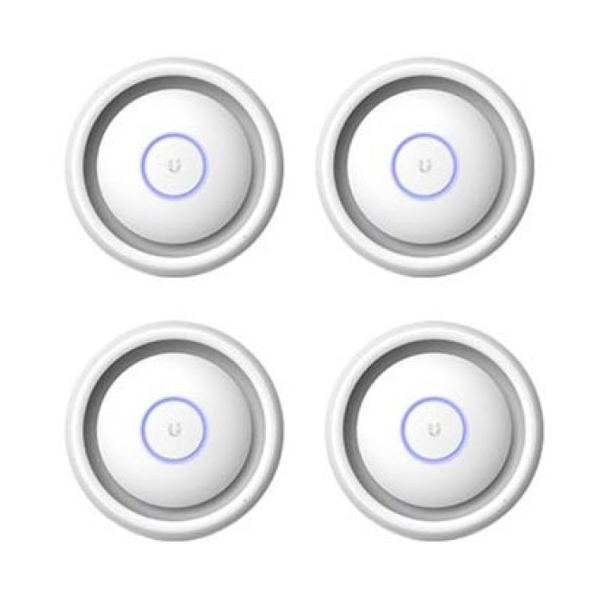 Ubiquiti punto de acceso inalámbrico rápido y blanco Imagen del punto de acceso inalámbrico Ubiquiti UAP-AC-EDU-4, velocidad de hasta 1300 Mbit/s, color blanco, SKU UAP-AC-EDU-4