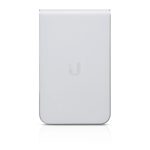 Imagen del punto de acceso Ubiquiti UniFi AC In‑Wall Pro Wi-Fi con 1300 Mbit/s en colores gris y blanco y tecnología PoE. SKU UAP-AC-IW-PRO-5
