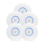 Imagen del Ubiquiti UAP-AC-PRO-5 en color blanco, un punto de acceso inalámbrico con capacidad de 1300 Mbit/s, SKU UAP-AC-PRO-5